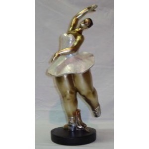 Skulptur Abstrakt Ballet pige  h:41cm - Se flere Abstrakte figurer